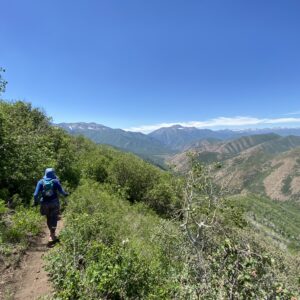 Snow Peaks course with Mt. Timpanogos in the distance